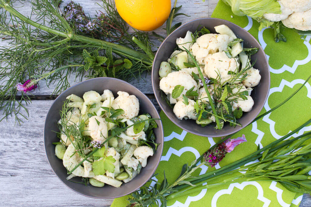Cool Mint Cauliflower Fennel Salad LR 5