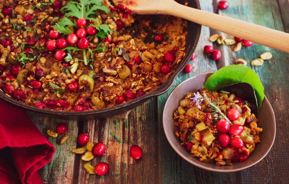 Oat Cranberry Pilaf with Pistachios | The Plant Powered Dietitian