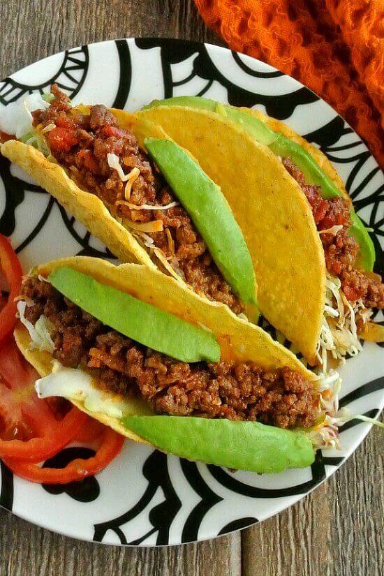 mexican sloppy joe tacos feature 550 sh