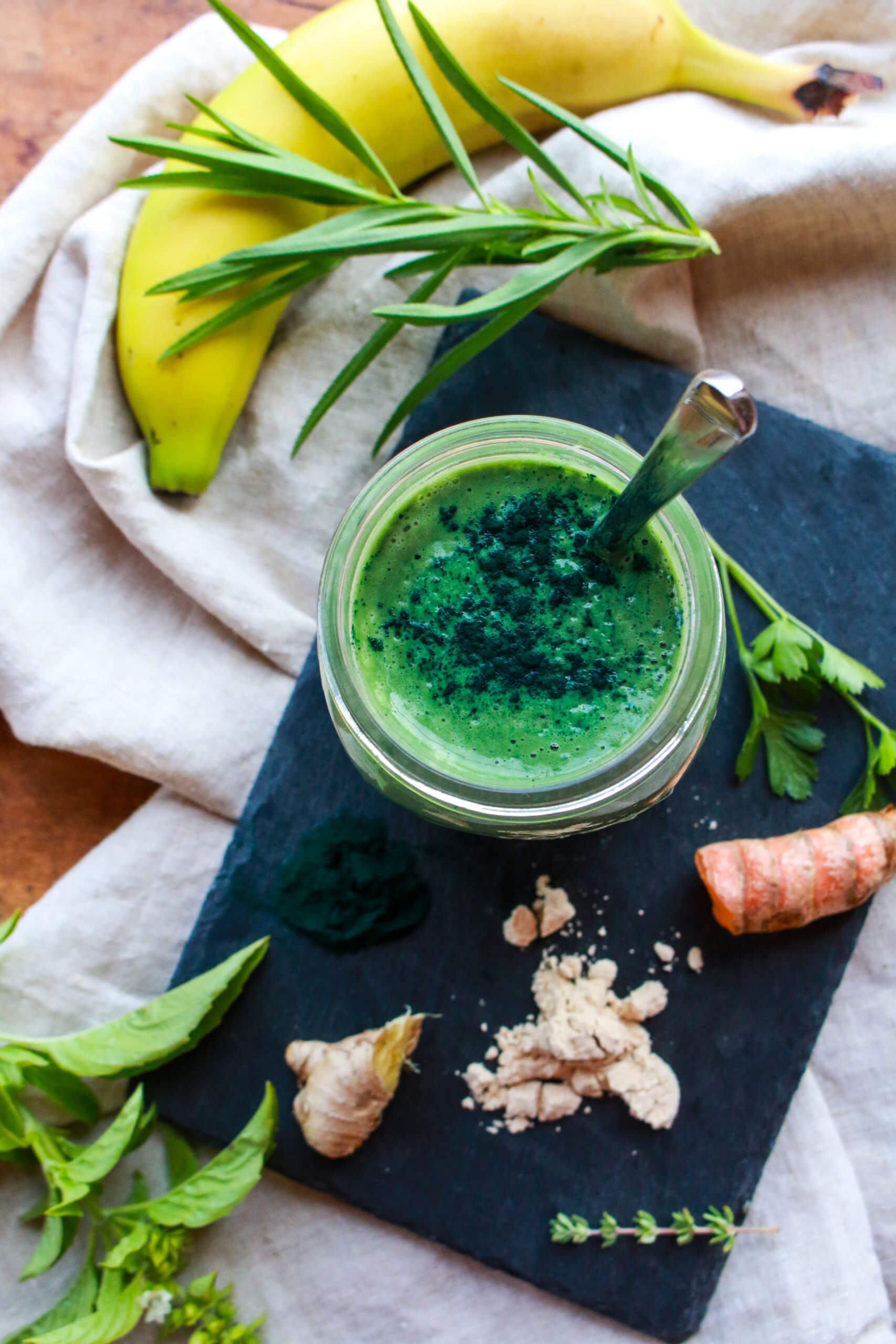 Pea-Powered Super Green Smoothie
