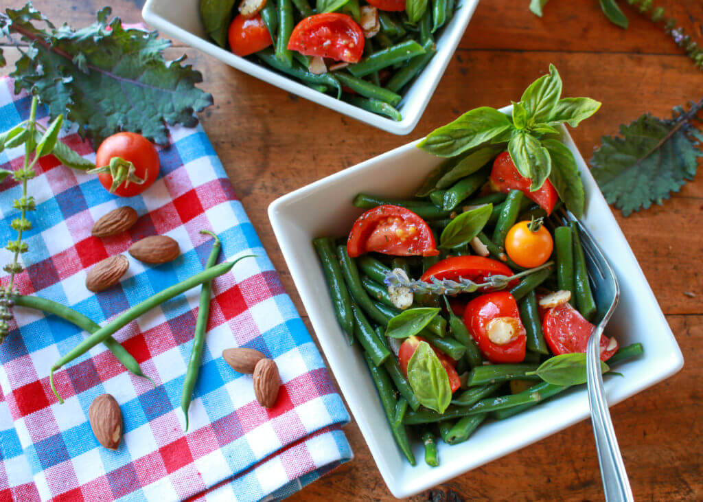 summer green bean tomato salad8
