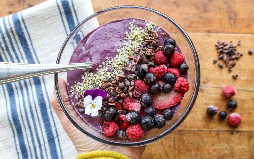 Dazzling Winter Berry Smoothie Bowl - Sharon Palmer, The Plant