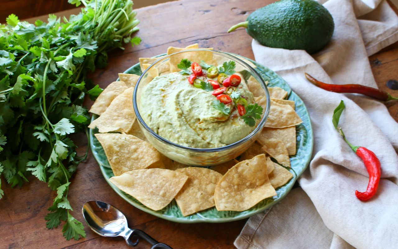 Cilantro Avocado Hummus – Sharon Palmer, The Plant Powered Dietitian