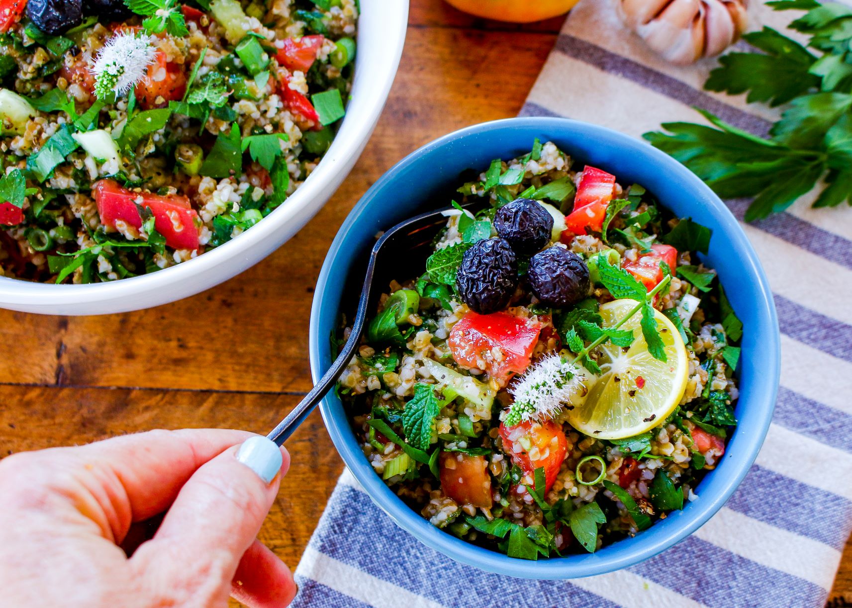 Tabbouleh Salad - Sharon Palmer, The Plant Powered Dietitian