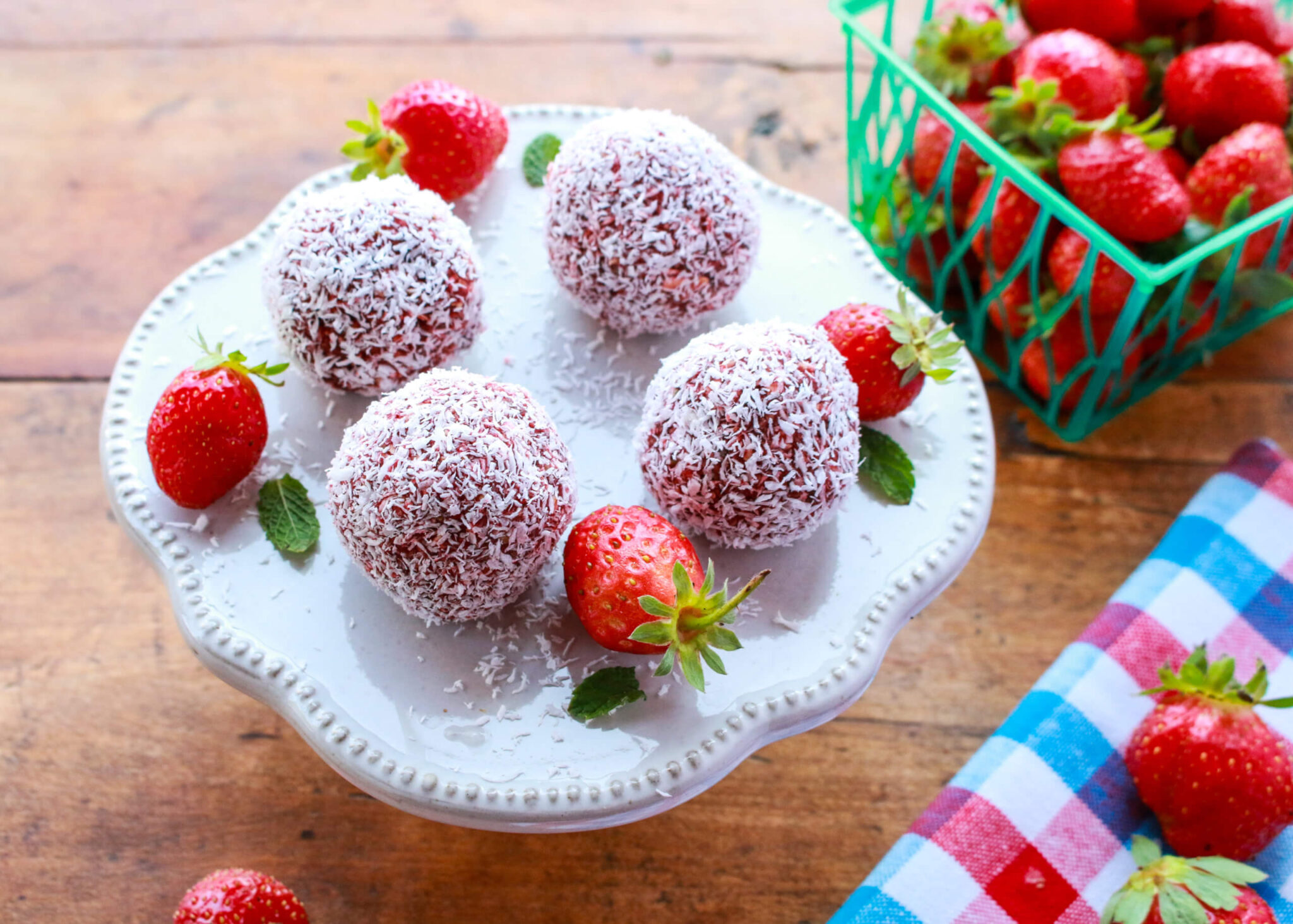 Strawberries and Ball Batter