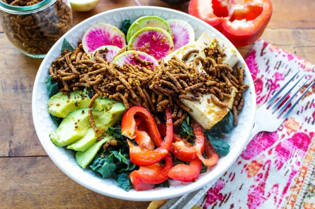 Kale Tofu Vegan Bowl