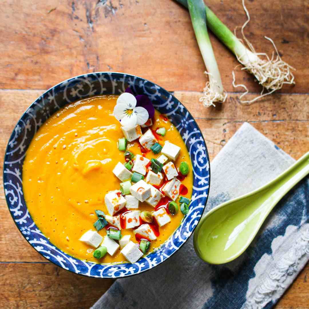 Easy Kabocha Squash Soup with Miso