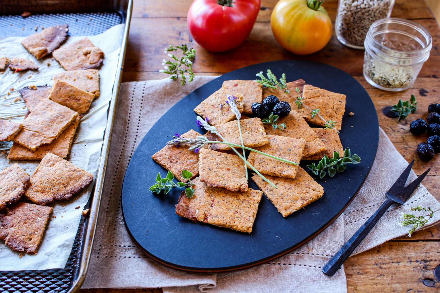 Gluten-Free Crackers with Seeds – Sharon Palmer, The Plant Powered Dietitian