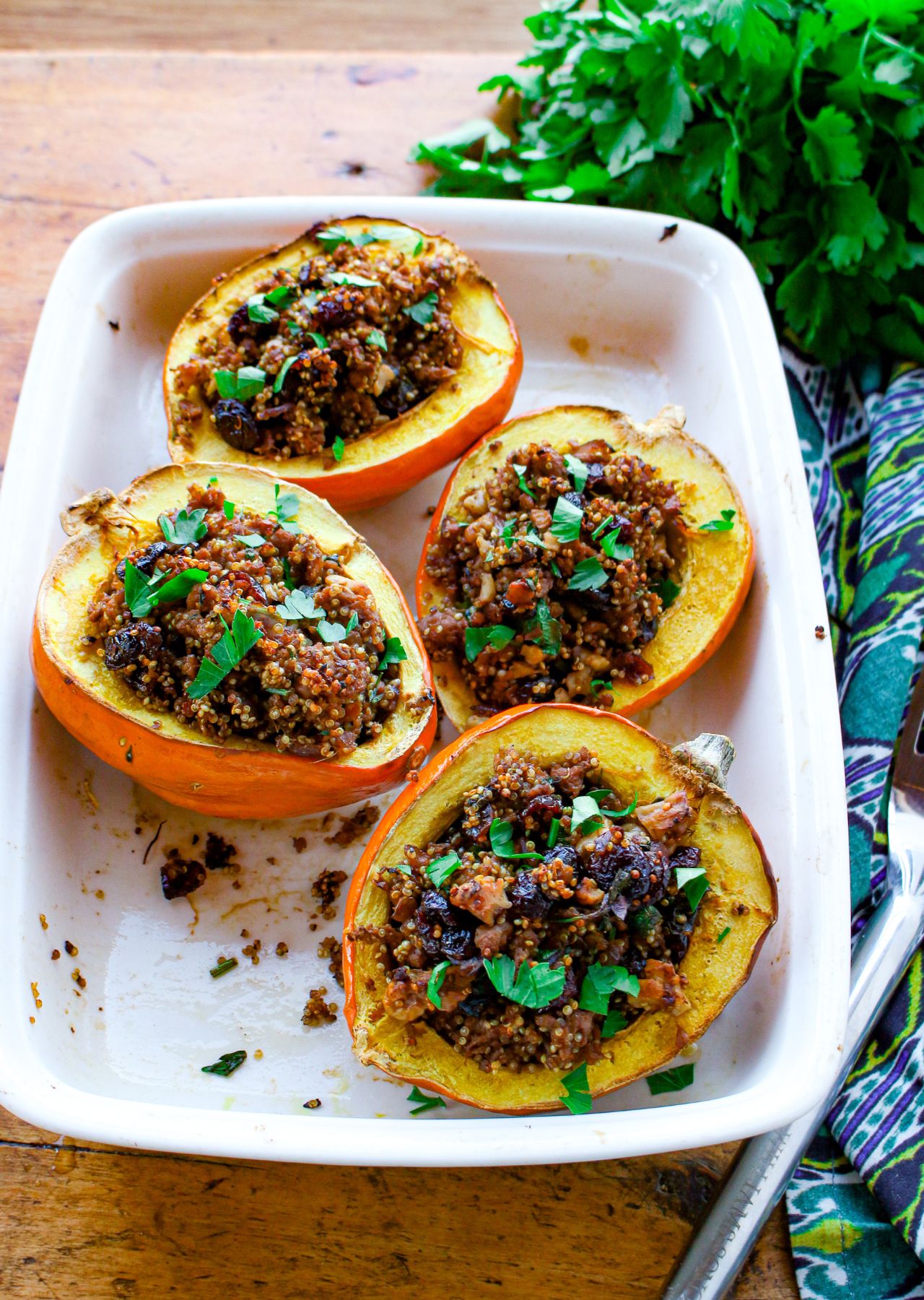 Stuffed Acorn Squash with Quinoa and Cranberries - Sharon Palmer, The ...