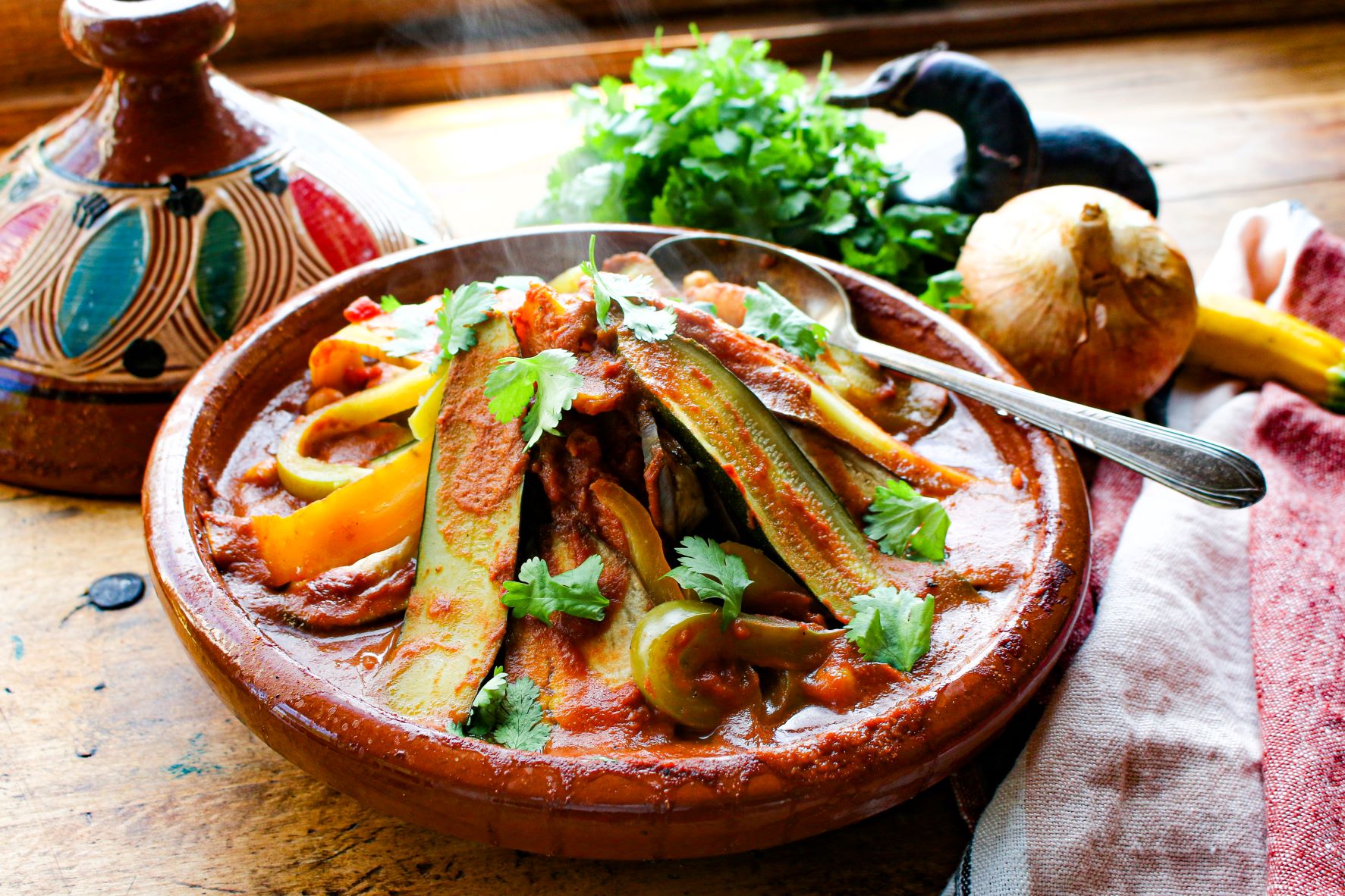 Vegetable Tagine with Chickpeas - Sharon Palmer, The Plant Powered Dietitian