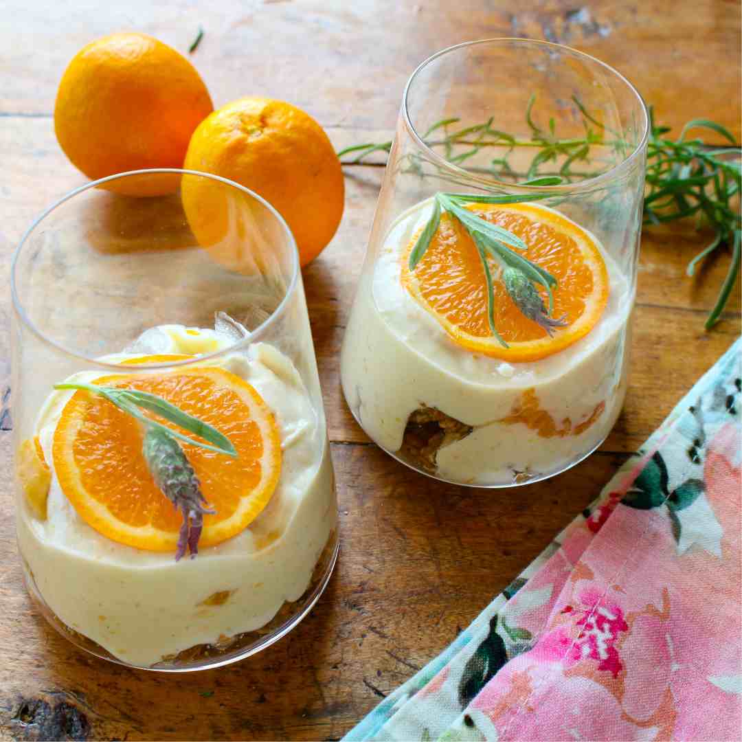 Creamy Peach Yogurt Parfait - Sharon Palmer, The Plant Powered Dietitian