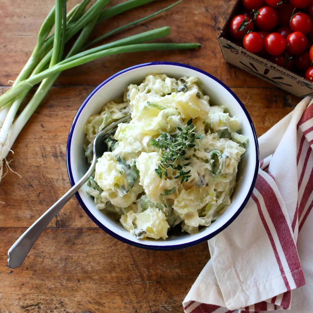 Creamy Vegan Potato Salad with Leeks - Sharon Palmer, The Plant Powered ...