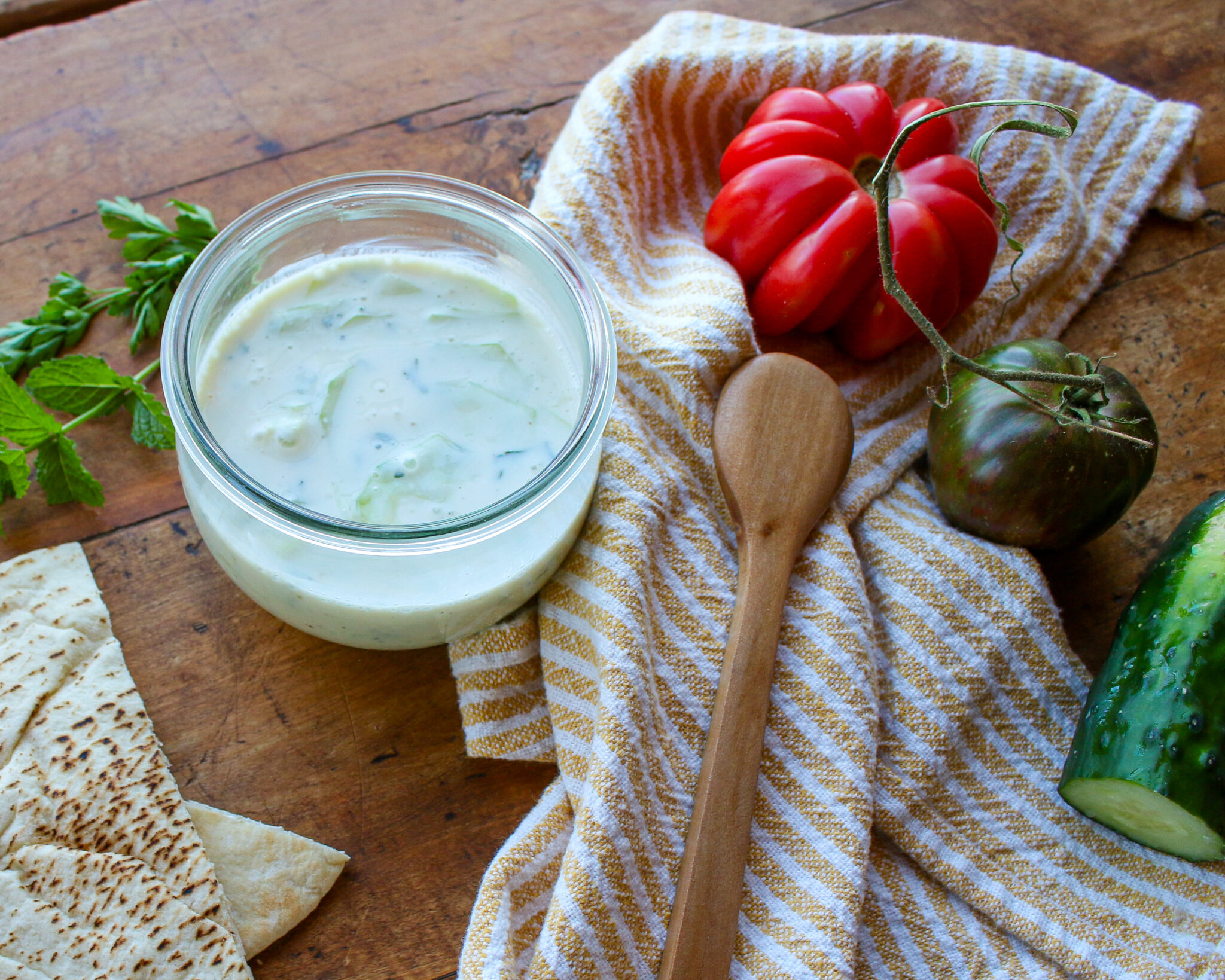 Straightforward Vegan Tzatziki Sauce – Sharon Palmer, The Plant Powered Dietitian